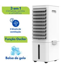 Climatizador Ar Frio 3 Em 1 Ventilador Umidificador Purificador 8,4 Litros Cadence Climatizador Ar Frio 3 Em 1 Ventilador Umidificador Purificador 8,4 Litros Cadence