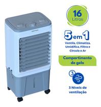 Climatizador Ar Frio 5 em 1 Ventilador Umidificador 16 Litros Comercial 127V Ventisol