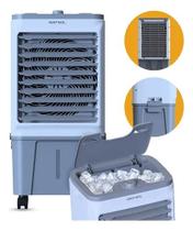 Climatizador Ar Frio Portátil Evaporativo 16 Litros Ventisol CLIN16 01 16 litros 130W Branco Cinza 127V Climatizador Ar Frio Portátil Evaporativo 16 Litros Ventisol CLIN16 01 16 litros 130W Branco Cinza 127V