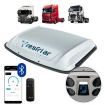 Climatizador de Ar Caminhão Série 8 com Controle e App Branco Scania Mercedes Ford 24v Resfriar