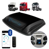 Climatizador de Ar Caminhão Série 8 com Controle e App Preto Scania Mercedes Ford 24v Resfriar