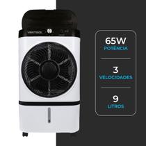 Climatizador de Ar Evaporativo Portátil Ventisol CLI09 ,9L , Silencioso co Reservatório para Gelo, Filtro Colmeia Climatizador de Ar Evaporativo Portátil Ventisol CLI09 ,9L , Silencioso co Reservatório para Gelo, Filtro Colmeia