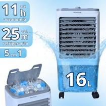 Climatizador De Ar Frio Ambiente Portatil Evaporativo Potente Filtra Ar 16 L Osc