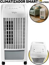 Climatizador De Ar Smart Frio 3,5L Elgin 4 Em 1 Portátil P/ Casa Escritório Trabalho Ambientes Internos