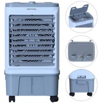 Climatizador de Ar Ventisol 127V 16L Frio 5 em 1 Umidificador Ventilador Ionizador 3 Velocidades Potente Silencioso Econômico Reservatorio Grande Ofer