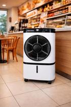Climatizador Evaporativo Cli09 Ventisol 9 Litros Gelo Filtro Colmeia Portátil Silencioso 65w Para Quartos, Escritórios, Lojas E Clima Seco Branco 127v