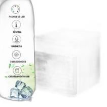 Climatizador Mini USB: Refresque-se Rápido, 3 Velocidades