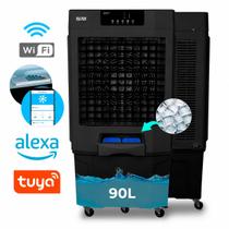 Climatizador Portátil 90L Smart WiFi App Controle Remoto Alexa Ar Frio Nim NI12PD Preto Climatizador Portátil 90L Smart WiFi App Controle Remoto Alexa Ar Frio Nim NI12PD Preto