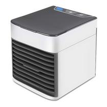 Climatizador portátil branco 3 velocidades com LED umidificador USB silencioso compacto leve ideal para mesa escritório viagem casa