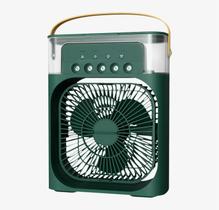 Climatizador Portátil Com Ar Frio e Luz Led Usb