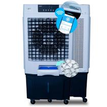 Climatizador Umidificador de Ar Frio Portátil Smart WiFi Alexa App Controle Remoto 90 litros 12.000m cúbicos de vazão 360W NI12PD