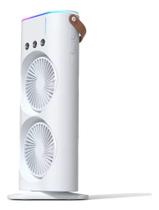 Climatizador Umidificador Duplo, 3 velocidades, Recarregável, Refrigerador de Mesa USB, Luz RGB
