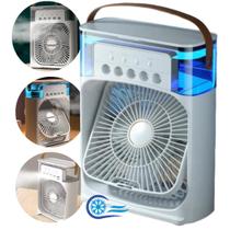 climatizador ventilador ar condicionado portátil vaporizador de gelo ar frio umidificador 3 em 1 - Artic