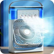 Climatizador ventilador mini ar condicionado umidificador portatil ar frio (3 em 1)