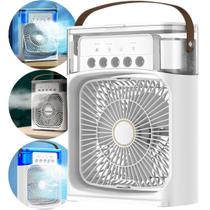 Climatizador ventilador mini ar condicionado umidificador portatil ar frio (3 em 1)