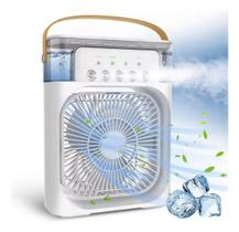 Climatizador Ventilador Umidificador De Ar Usb Com Luz Led Aromatizador - Air Cooler