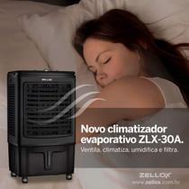 Climatizador zellox zlx-30a 120w 220v preto