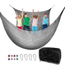 Climbing Cargo Net Toriexon 2 x 3 m com bolsa de armazenamento Kids Outdoor