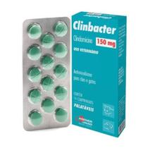 Clinbacter 150Mg Antimicrobiano Agener Cães e Gatos 14Comp