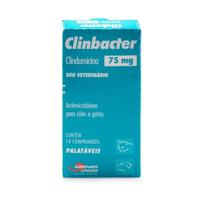 Clinbacter 75 Mg Cães E Gatos 14 Comprimidos - Agener União