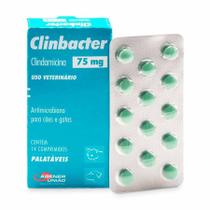 Clinbacter Agener União 14 comprimidos para Cães e Gatos - 75mg
