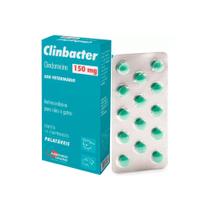 Clinbacter (Clindamicina) Antimicrobiano para Cães e Gatos - 14 comprimidos