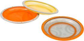 Clingo Pratos Colors - Kit 3 Unidades Amarelo//Laranja Clingo Pratos Colors - Kit 3 Unidades Amarelo//Laranja