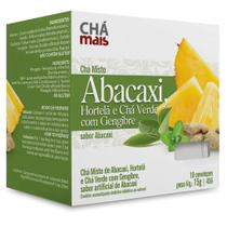 Clinicmais Chá Abacaxi, Hortela e Chá Verde com Gengibre 10 Sachês - Chá Mais
