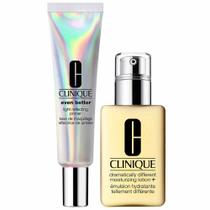 Clinique Hidratante Facial Dramatically + Primer Facial Iluminador Even Better Kit Presenteável