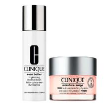 Clinique Kit - Loção Facial Even Better Brightening + Hidratante Facial em Gel Moisture Surge Clinique Kit - Loção Facial Even Better Brightening + Hidratante Facial em Gel Moisture Surge