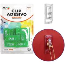 Clip Adesivo Multiuso para Fixação - Pacote com 10 Unidades