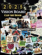 Clip-Art Book 2025 Vision Board com mais de 500 imagens e citações