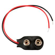 Clip bateria 9V conector encaixe rabicho (unidade) Tipo 1
