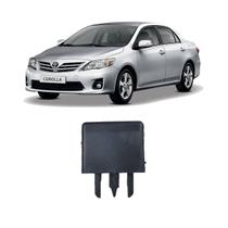 Clip Botão Difusor Ar Central Corolla 2009/14 Preto/Cromado