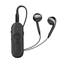 Clip de fone de ouvido Bluetooth com microfone, subwoofer estéreo B