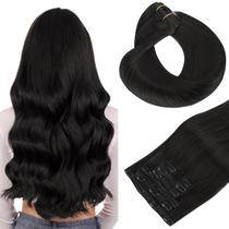 Clip in Hair Extensions hotbanana Human Hair 120g 45cm Clip in Hair Extensions hotbanana Human Hair 120g 45cm