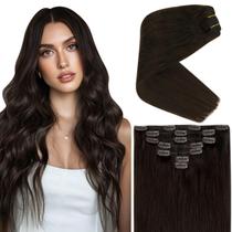Clip in Hair Extensions Ve Sunny Real Human Hair 14 polegadas Clip in Hair Extensions Ve Sunny Real Human Hair 14 polegadas
