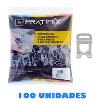 Clip Nivelador de Piso de 1,5mm Para Obras Pacote 100 Peças - Pratimix