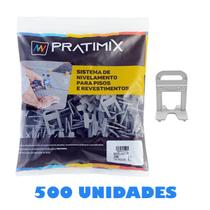 Clip Nivelador de Piso de 1mm Para Obras Pacote 500 Peças - Pratimix