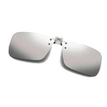 Clip On Adicional Sobrepor Oculos Polarizado Dirigir Prata