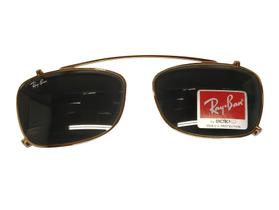 Clip On Armação Ray Ban Rb5228C Rb 5228 53 Dourado Aplique