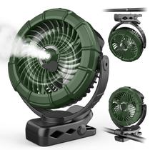 Clip on Fan Ausic Portable Misting 100mL com bateria de 5200mAh