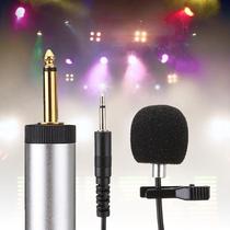 Clip On Microphone Handsfree Line Condensador Wired Mini S318