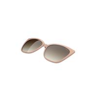 Clip On Para Armação Colcci Bandy 4 w6188b7034 Nude Lente Marrom Degradê