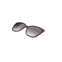 Clip On Para Armação Colcci Bandy 4 w6188c1333 Bordô Lente Cinza Degradê