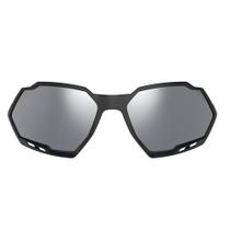 Clip On Para Armação Hb Rush Preto Fosco Lente Prata Espelhada Clip On Para Armação Hb Rush Preto Fosco Lente Prata Espelhada