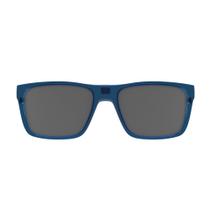 Clip On Para Armação Hb Switch 0472 Azul Fosco Lente Prata Espelhada Polarizada