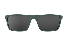 Clip On Para Armação Hb Switch 0531 Verde Fosco Lente Cinza Polarizada