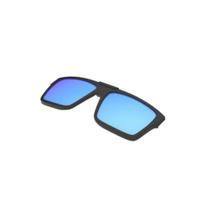 Clip On Para Armação Mormaii Hover W6160a1497 Preto Fosco Lente Azul Espelhada