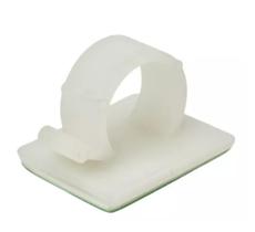 Clip Organizador De Cabos Auto Adesivo Em Nylon 13mm 70 Un Clip Organizador De Cabos Auto Adesivo Em Nylon 13mm 70 Un